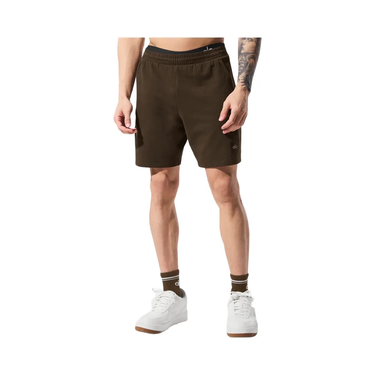 Alo Men's 7" Double Take Short - Espresso - HypeFly India View 2