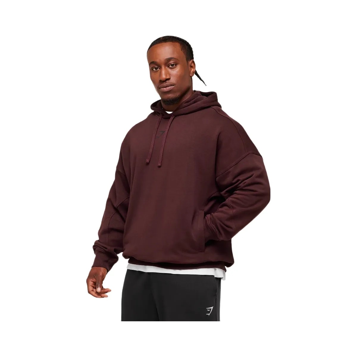 Gymshark Power Hoodie - Rich Maroon - HypeFly India View 2