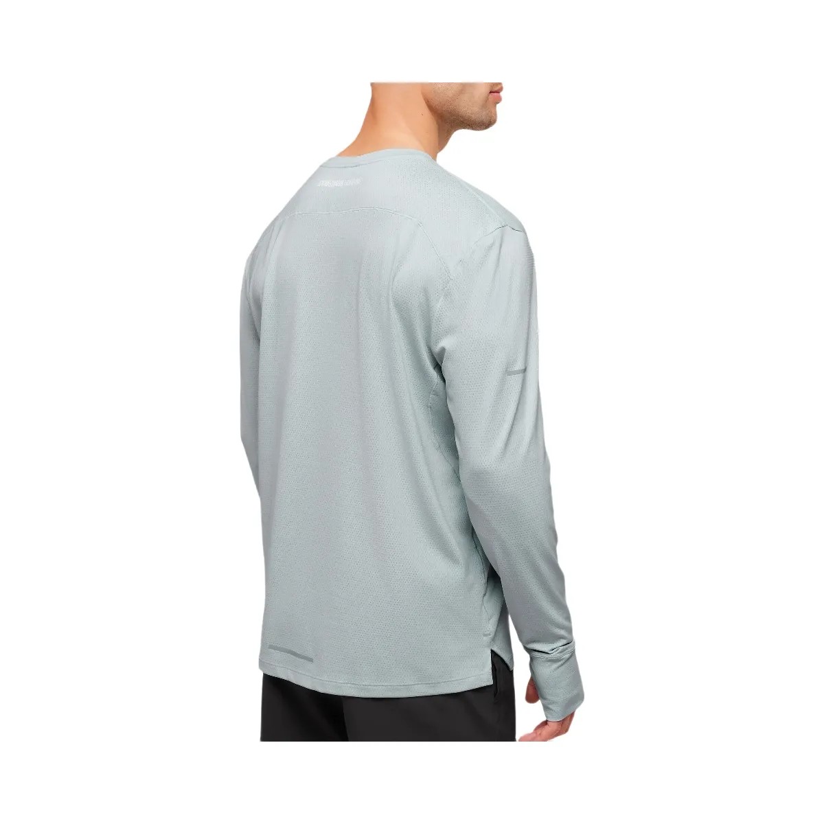 Gymshark Running Long Sleeve T-Shirt - Smoke Blue - HypeFly India View 6