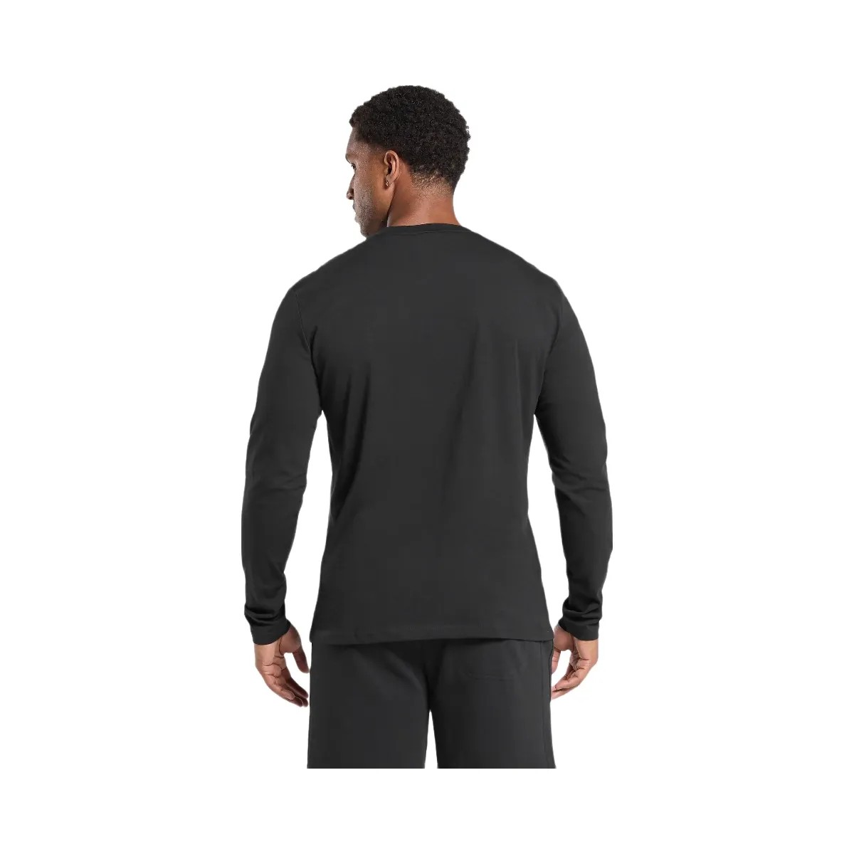 Gymshark Crest Long Sleeve T-Shirt - Black - HypeFly India View 2