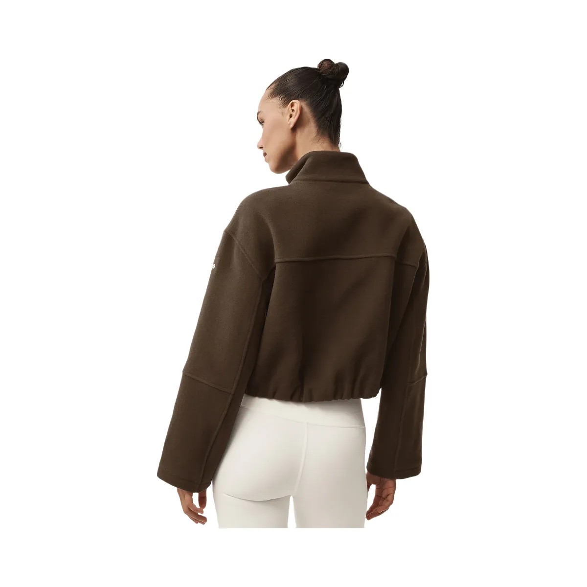 Alo Women's Double Face Wool City Girl Jacket - Espresso - HypeFly India View 1