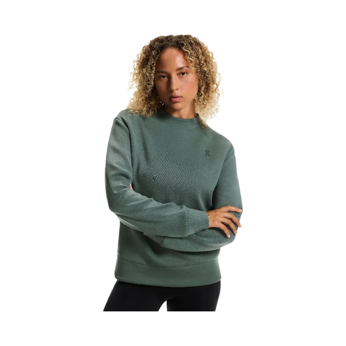 On Focus Tech Crew Olive - HypeFly India View 3