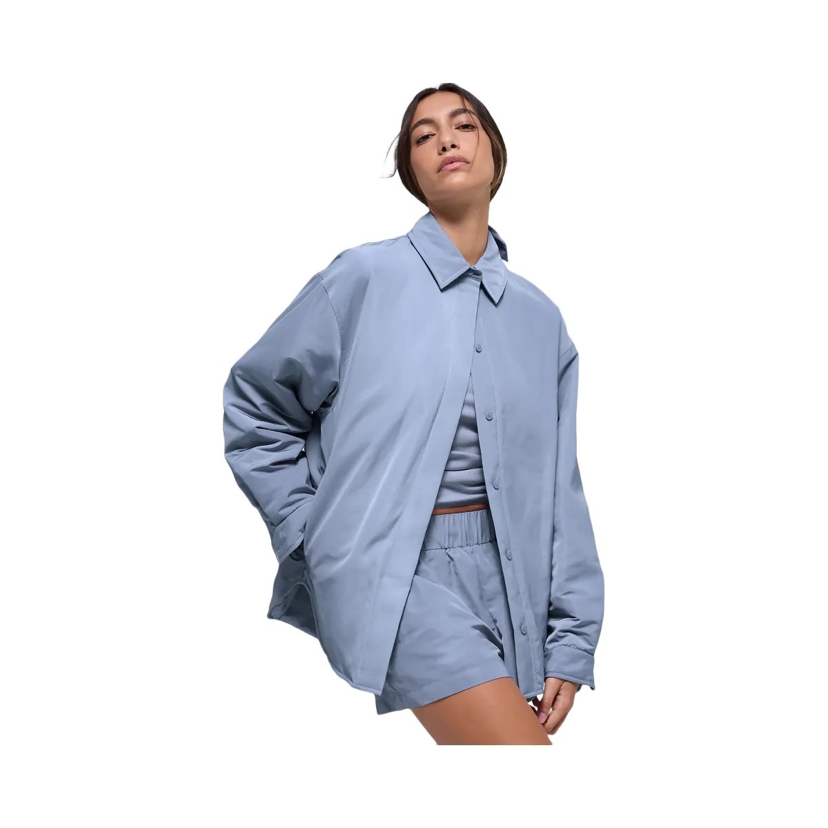 Alo Women's Socialite Shacket - Winter Frost - HypeFly India View 1