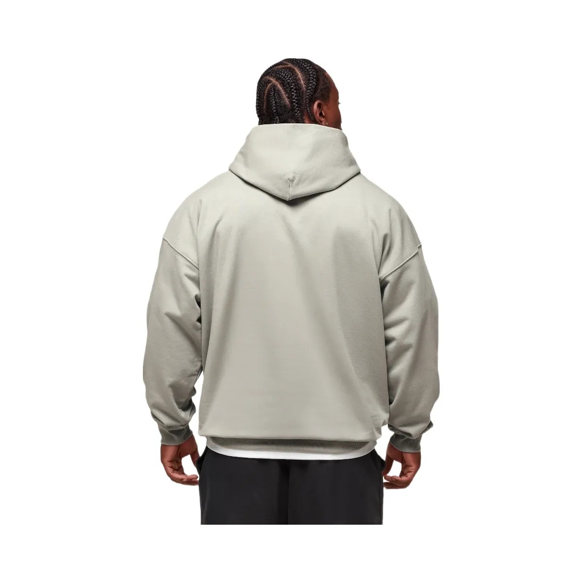 Gymshark Prayer Hands Hoodie - Stone Grey - HypeFly India View 2