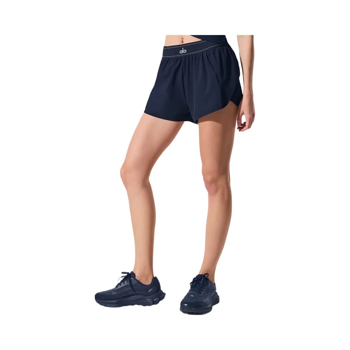 Alo Women's Match Point Short - Navy - HypeFly India View 1