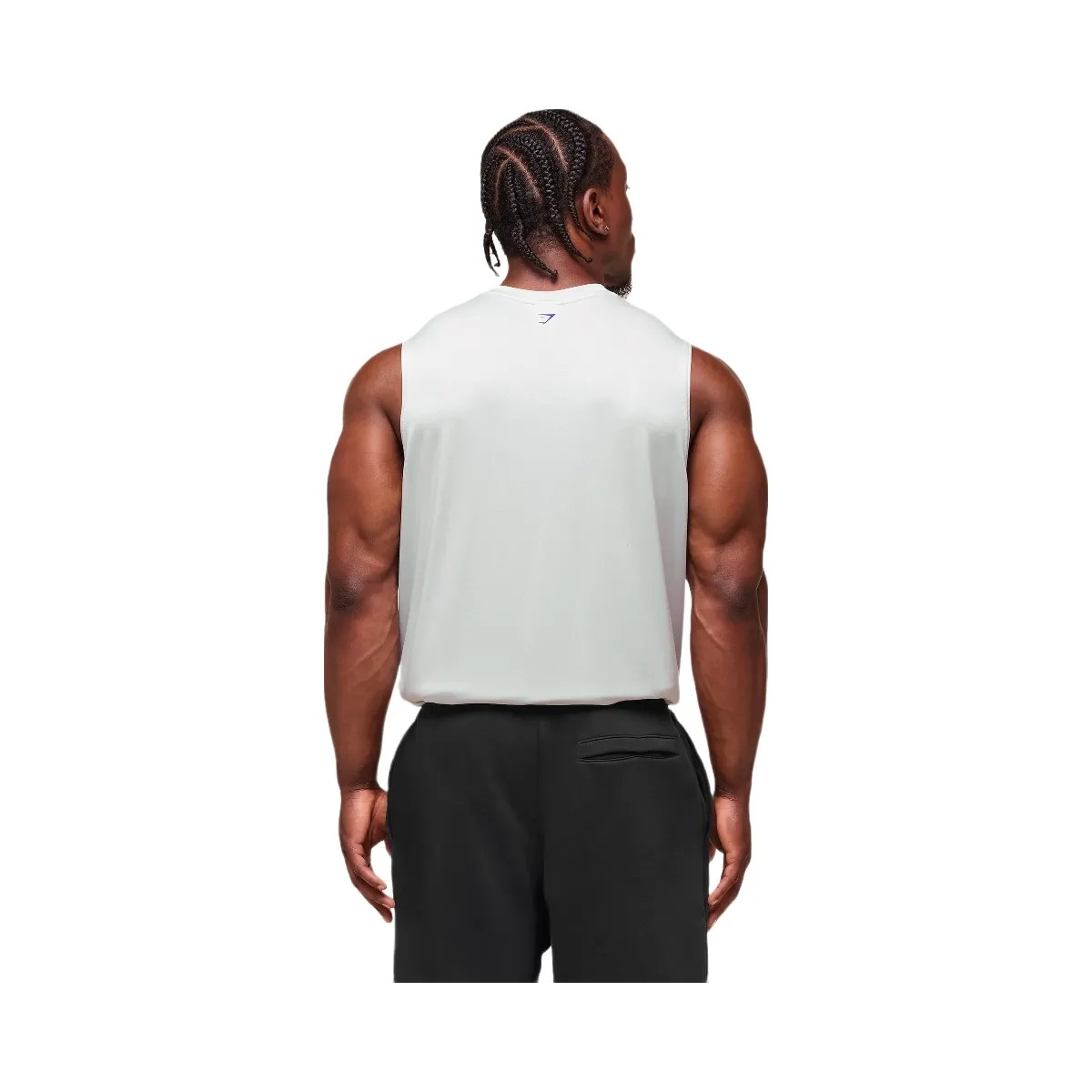 Gymshark Olympic Bar Tank - Metal Grey - HypeFly India View 2