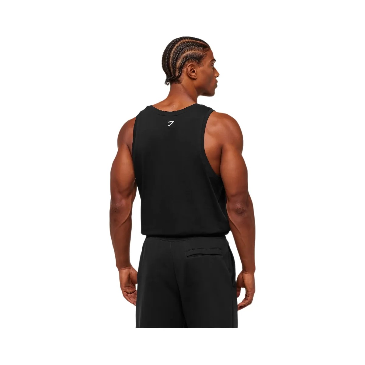 Gymshark 2012 Strength Tank - Black - HypeFly India View 2