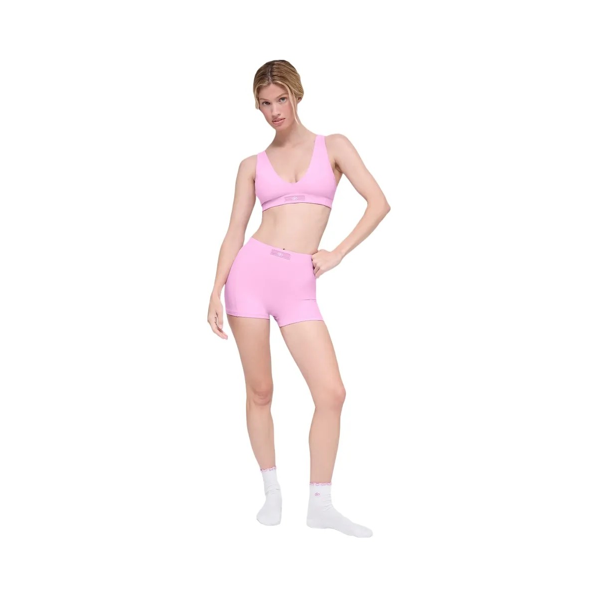 Alo Women's soft Sincere Bra - Candy Heart Pink - HypeFly India View 4