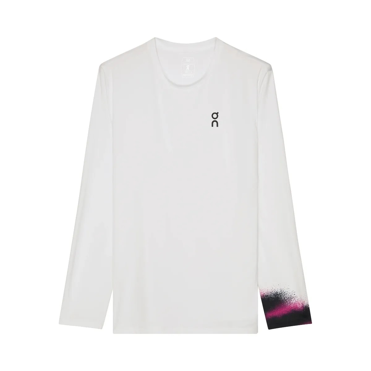 On Court Long-T White | Black - HypeFly India View 1