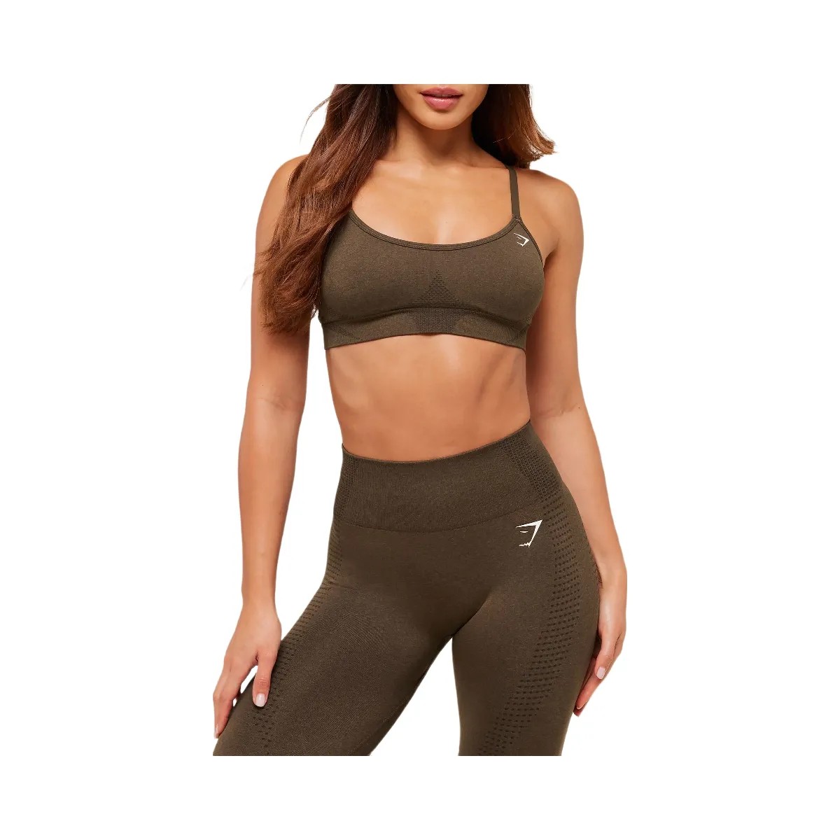 Gymshark Vital Soft Leggings - Espresso Marl - HypeFly India View 4