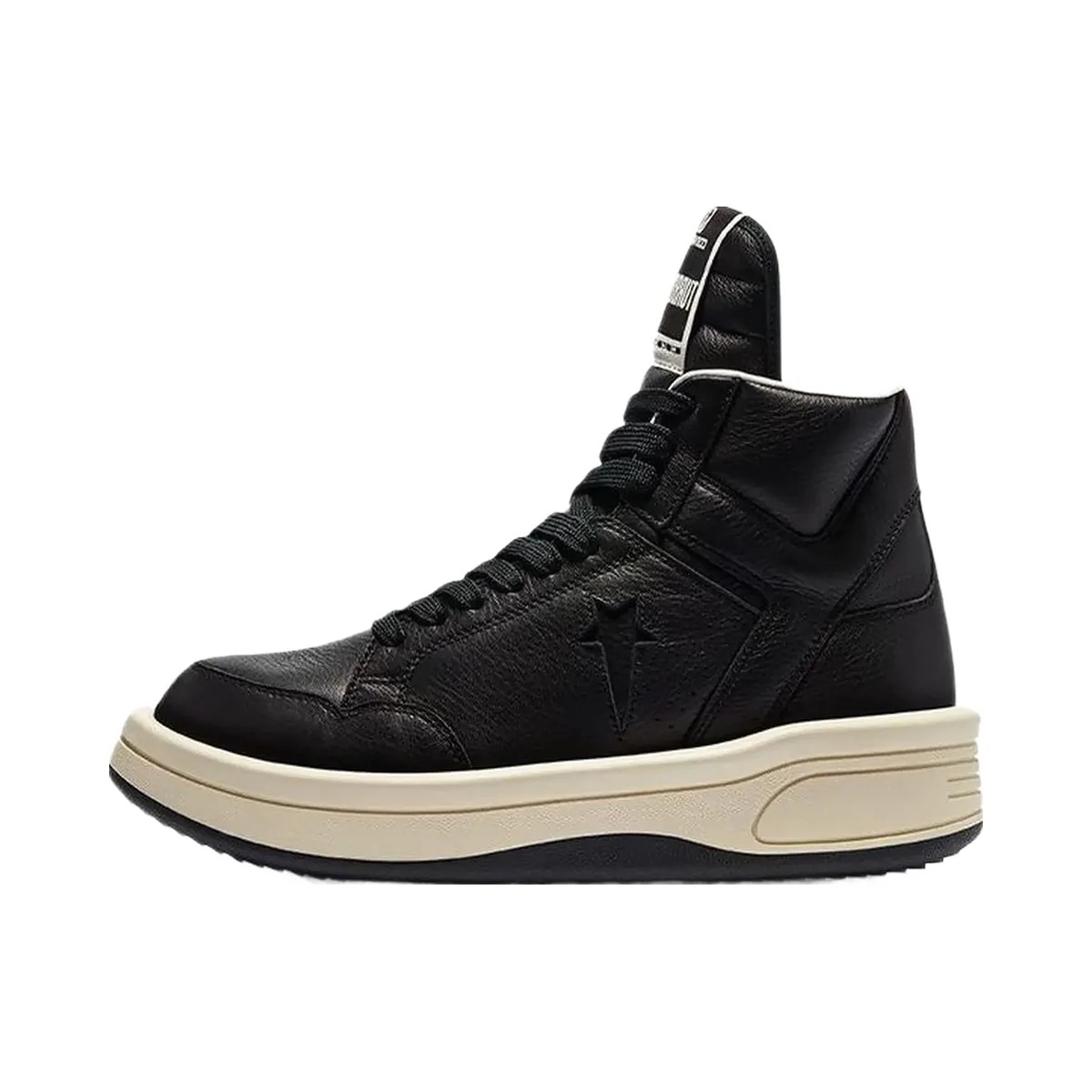 Converse Turbowpn Mid Rick Owens Drkshdw Black - HypeFly India View 2