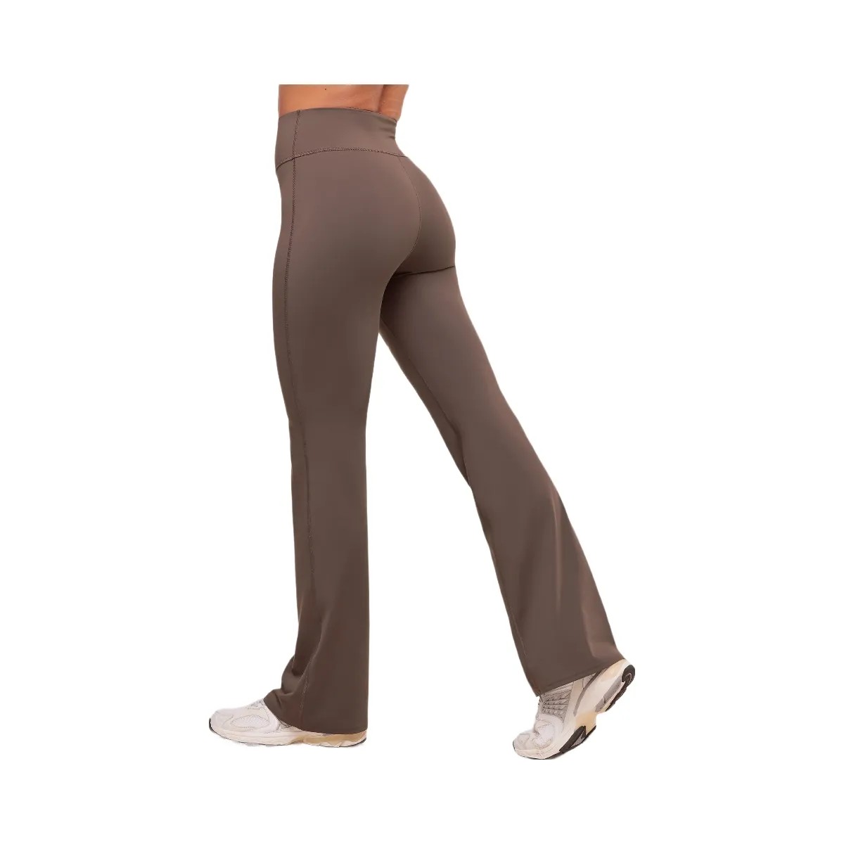 Gymshark Twist Front Straight Leg Legging - Walnut Brown - HypeFly India View 2