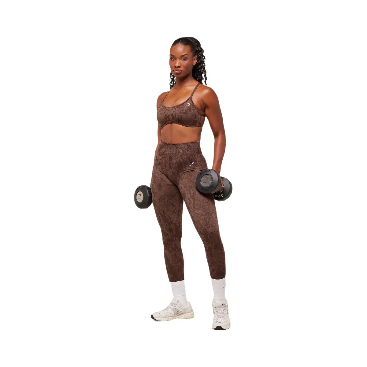 Gymshark Adapt Camo Seamless Leggings - Archive Brown/Soft Brown - HypeFly India View 4