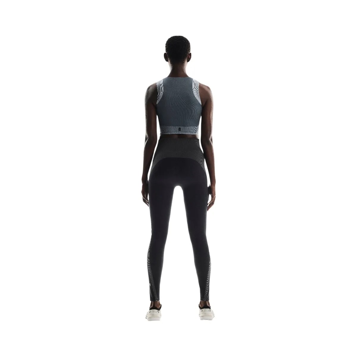On Studio Knit Tights Black | Eclipse - HypeFly India View 6