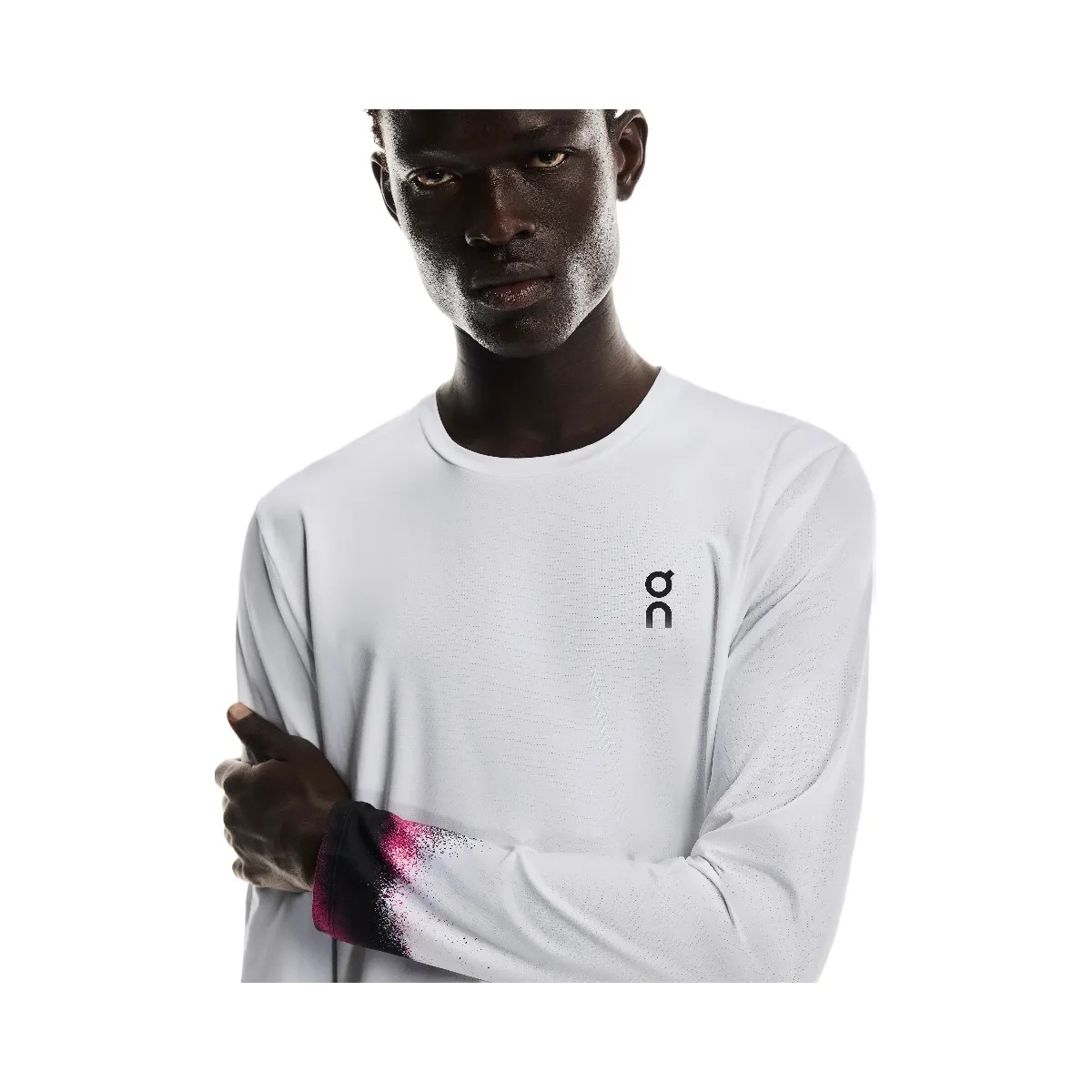 On Court Long-T White | Black - HypeFly India View 3