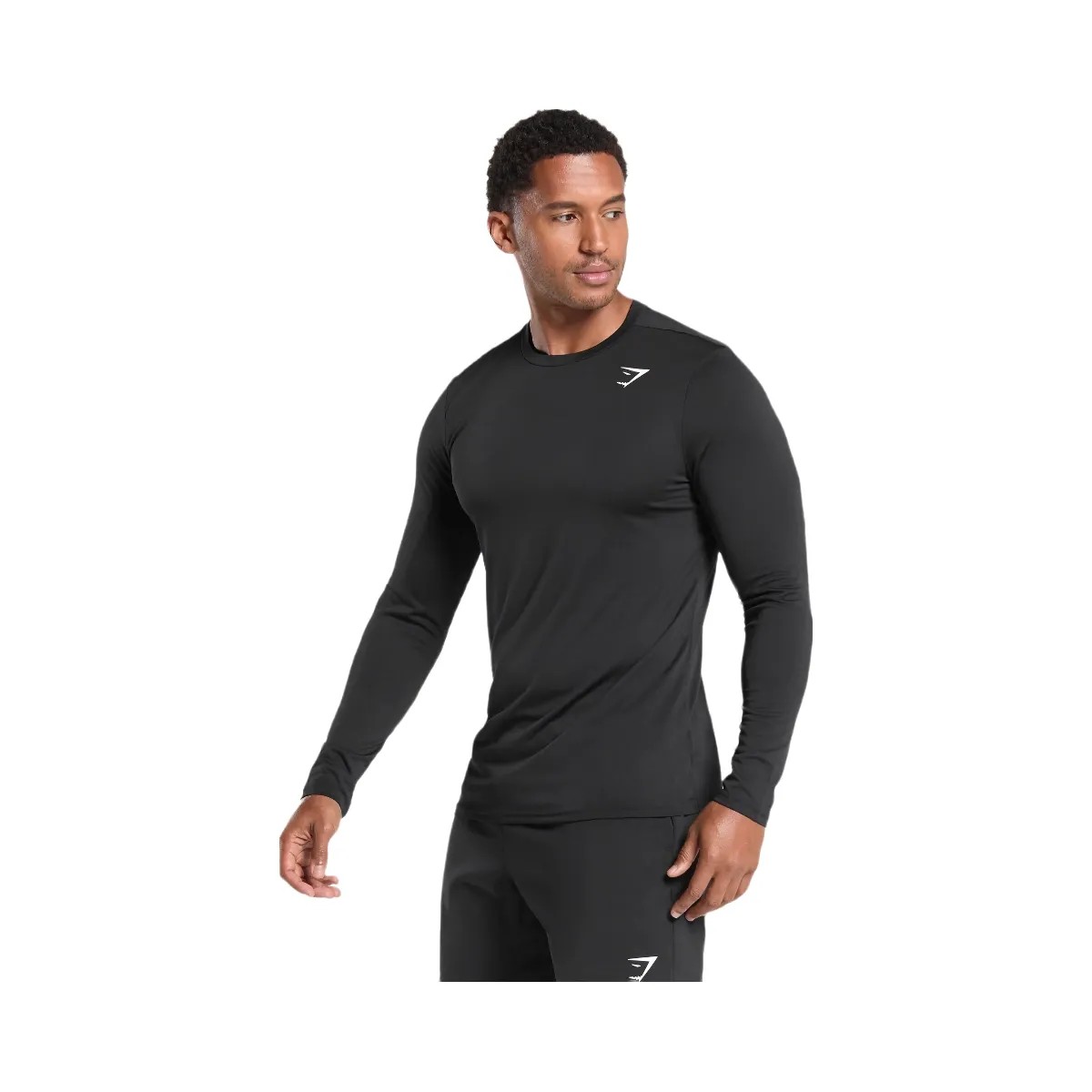 Gymshark Arrival Long Sleeve T-Shirt - Black - HypeFly India View 3