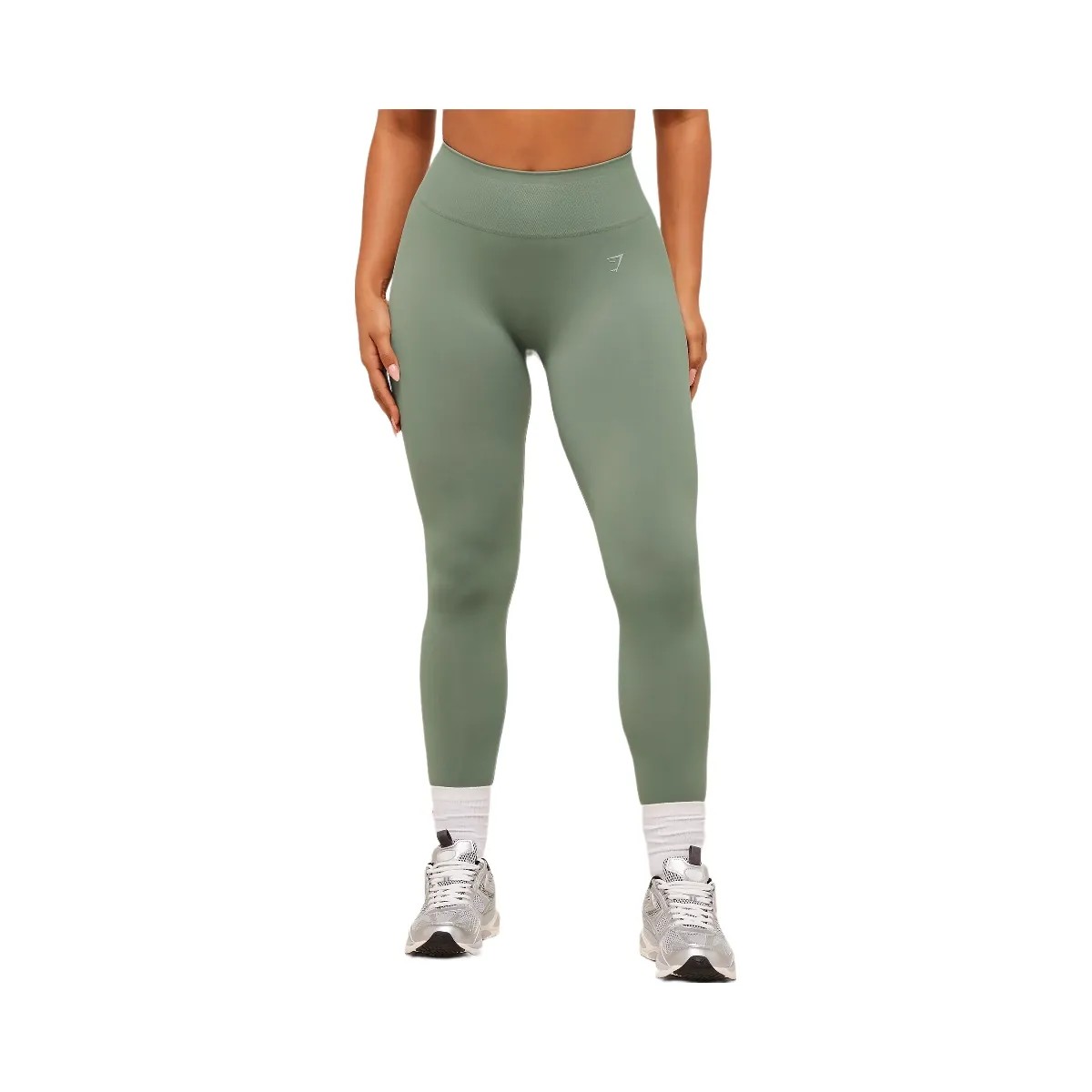 Gymshark Soft Sculpt Leggings - Unit Green - HypeFly India View 1
