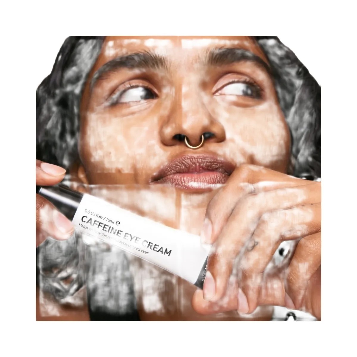 INKEY Caffeine De-puffing + Dark Circle Eye Cream - HypeFly India View 5