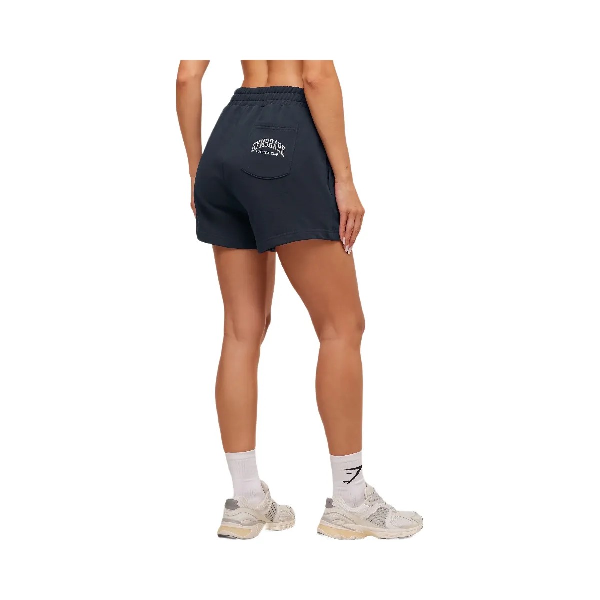 Gymshark Collegiate Graphic Short - Heavy Blue - HypeFly India View 2