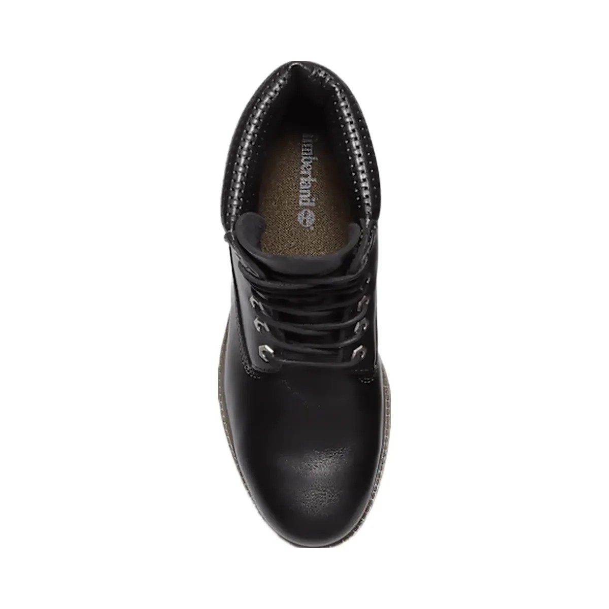 Timberland Premium 6-Inch Waterproof Boot Black Full-Grain/Dark Brown Men'S - HypeFly India View 2