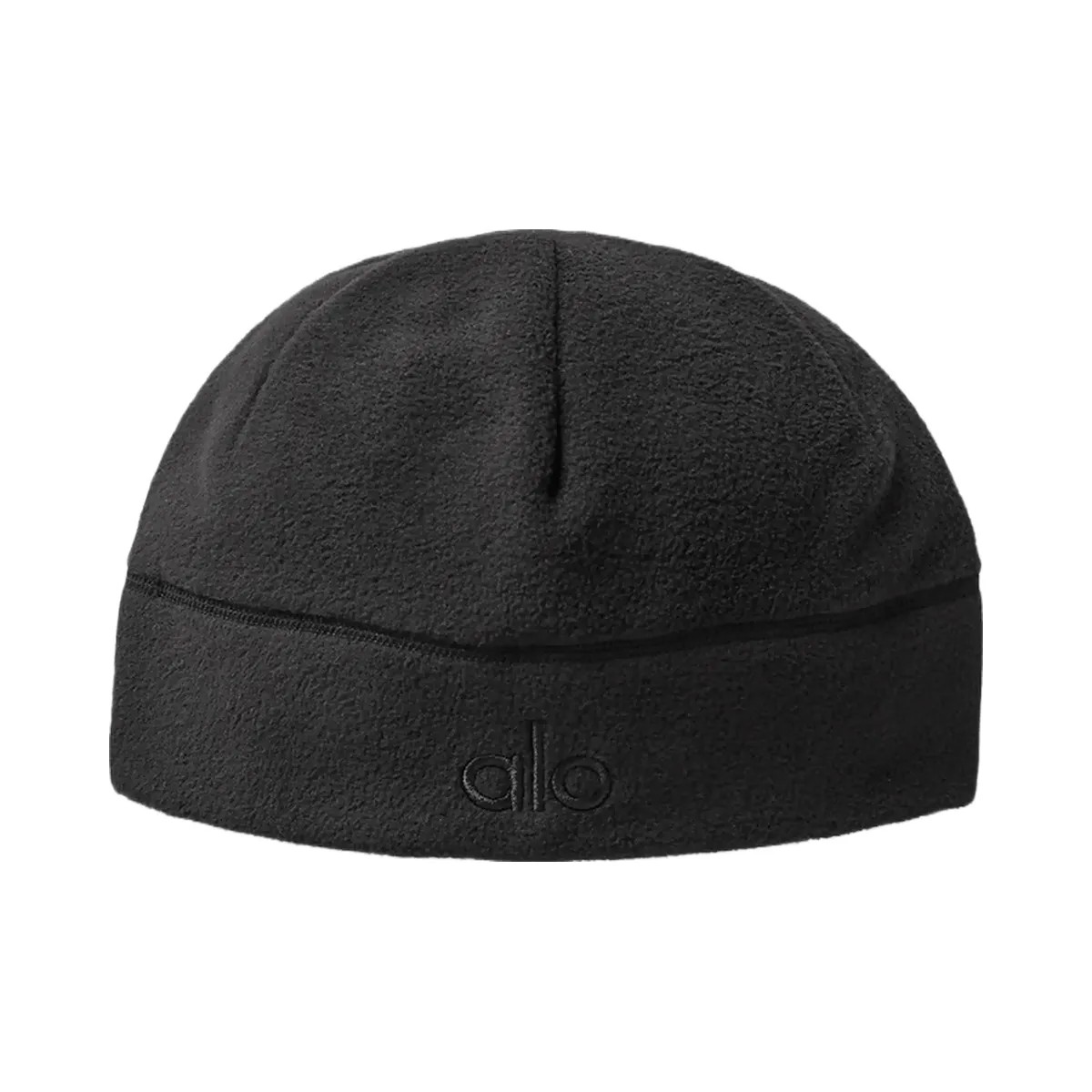 Alo Performance Fleece Beanie - Black/Black - HypeFly India View 1