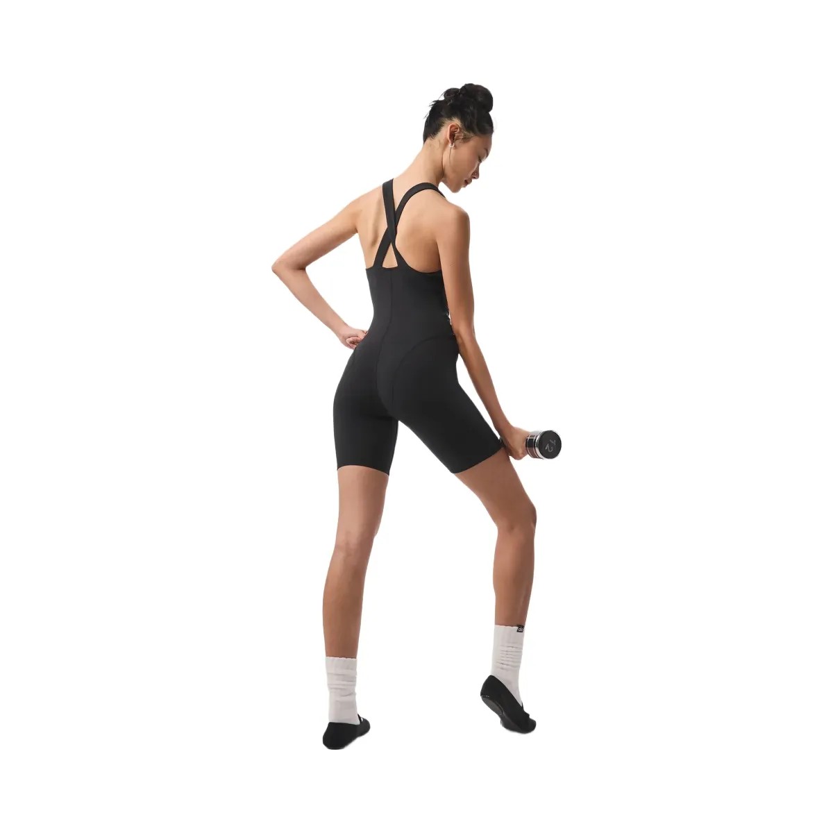 Alo Women's Airbrush Real Onesie - Black - HypeFly India View 2