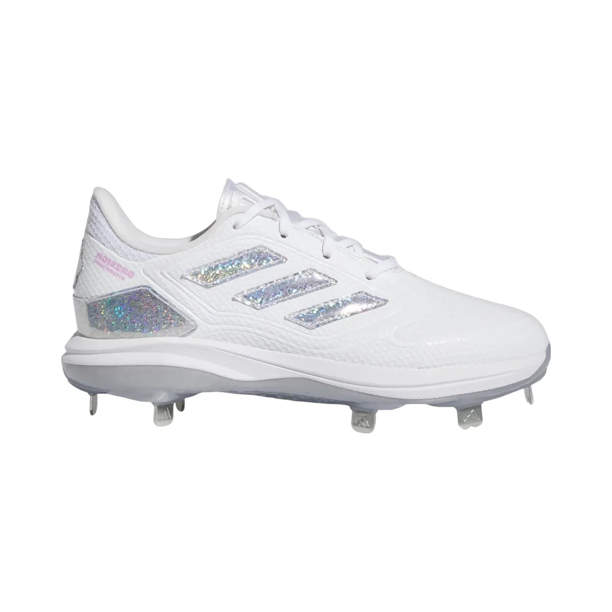 Adidas Adizero Purehustle 3 Sis Bates Cloud White Silver Metallic Team Solar Yellow - HypeFly India View 1