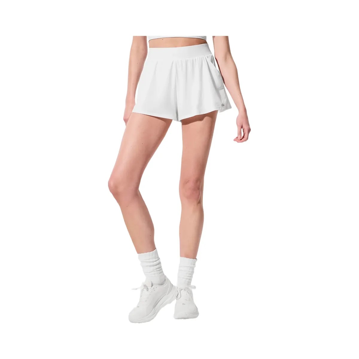 Alo Women's Breezy Short - White - HypeFly India View 1