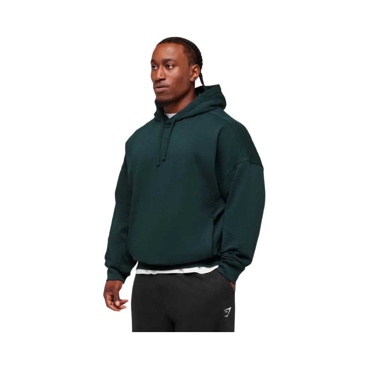 Gymshark Power Hoodie - Deep Petrol Blue - HypeFly India View 2