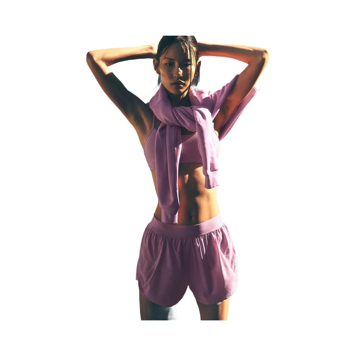 Alo Women's Match Point Short - Candy Heart Pink - HypeFly India View 5