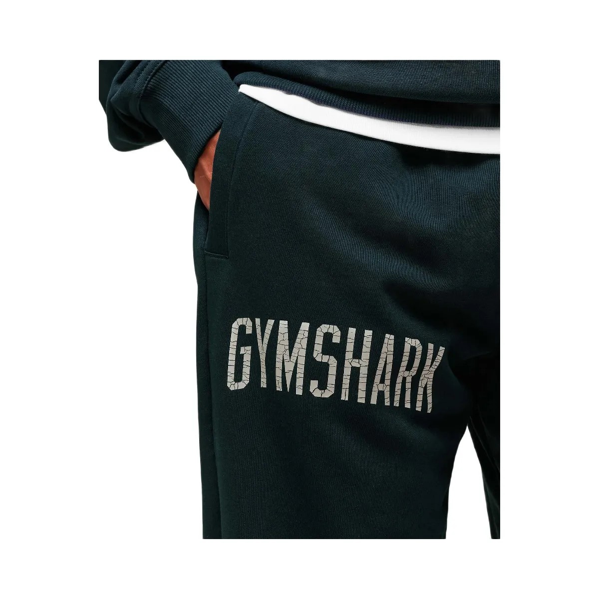 Gymshark Worn Graphic Jogger - Deep Petrol Blue - HypeFly India View 4