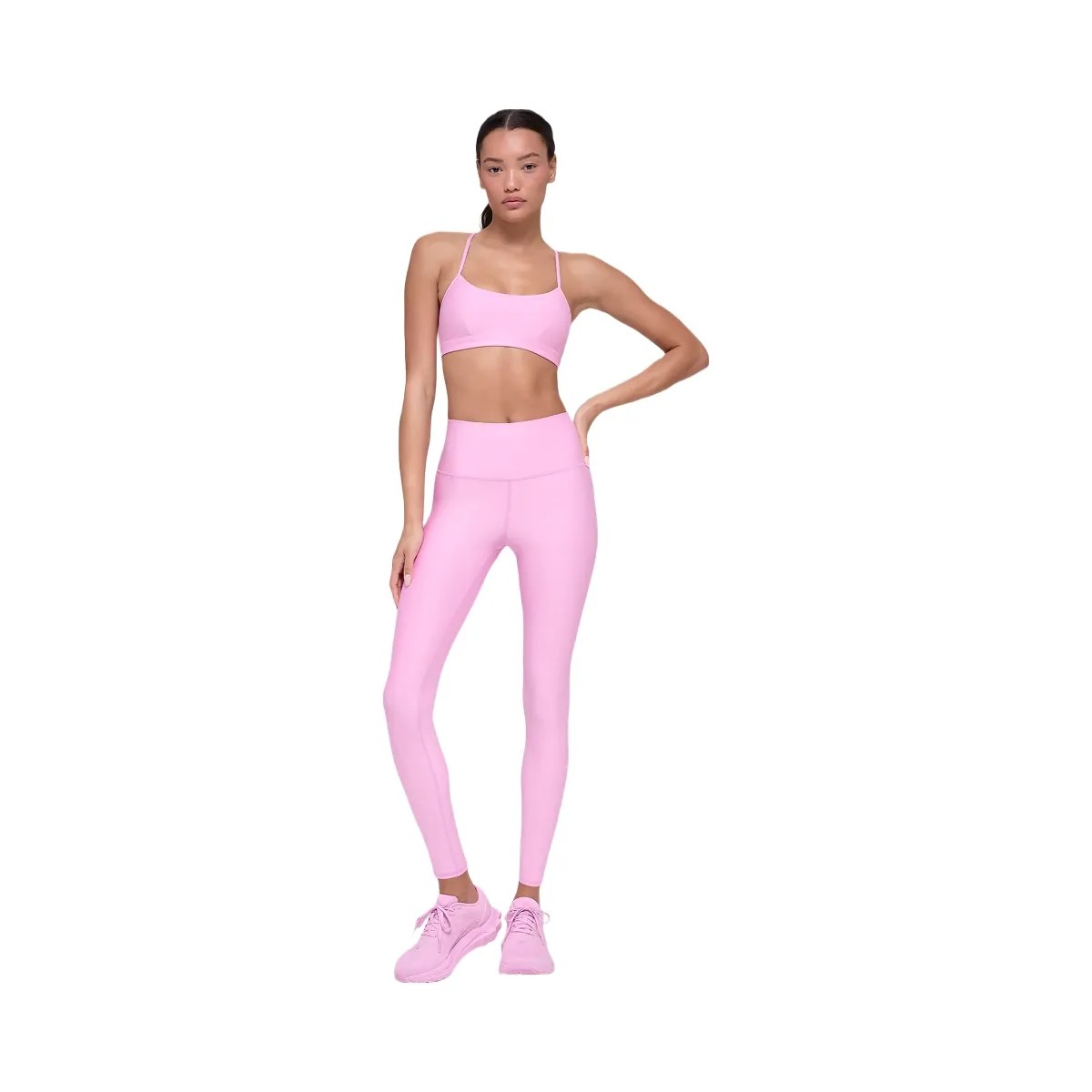 Alo Women's Airlift Intrigue Bra - Candy Heart Pink - HypeFly India View 4