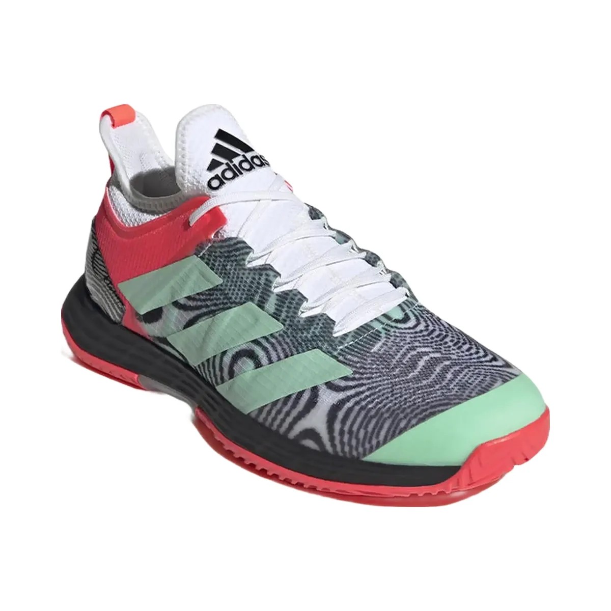 Adidas Adizero Ubersonic 4 Cloud White Pulse Mint Turbo - HypeFly India View 4