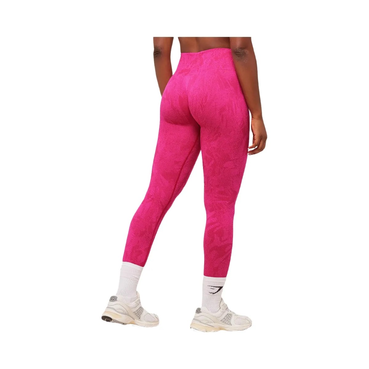 Gymshark Adapt Camo Seamless Leggings - Build Pink/Energy Pink - HypeFly India View 2