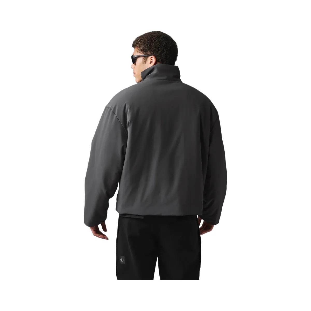 Alo Men's Stretch Woven Notable Jacket - Anthracite - HypeFly India View 4