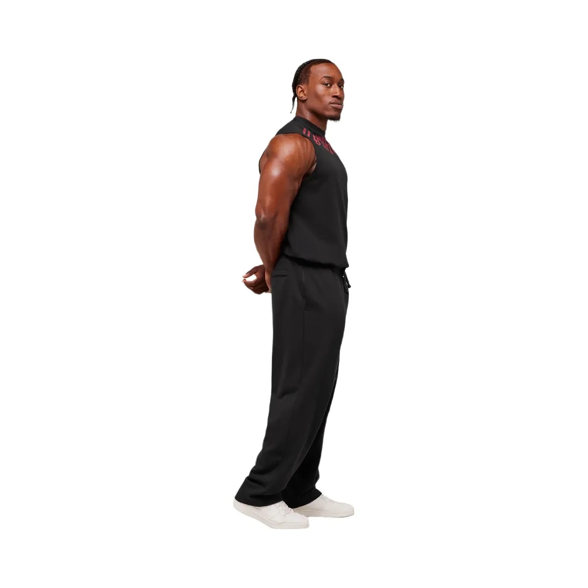 Gymshark Fade Graphic Tank - GS Black - HypeFly India View 4