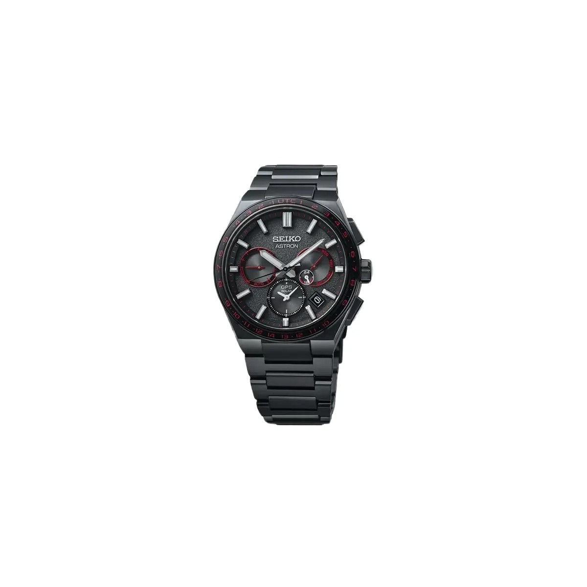 Seiko Astron Redshift GPS Solar 5X Dual-Time Limited Edition - SSH137J1 - HypeFly India View 1