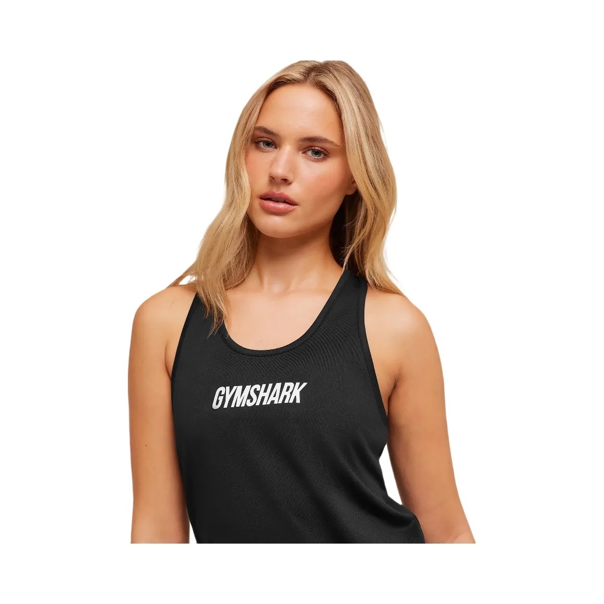 Gymshark Wordmark Graphic Tank - Black - HypeFly India View 6