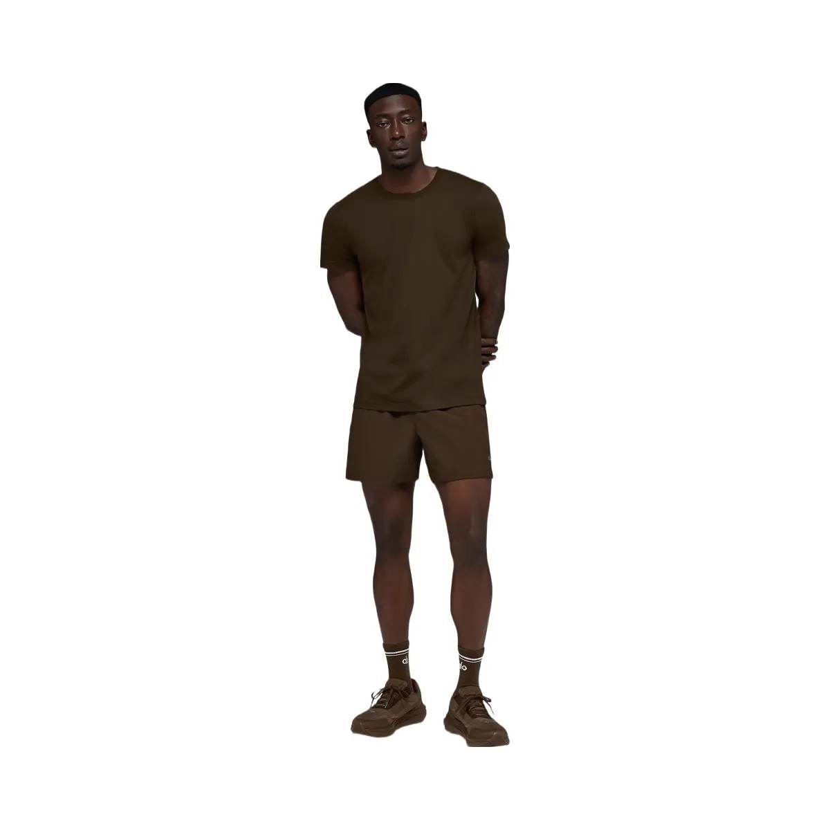 Alo Men's 7" Circuit Short - Espresso - HypeFly India View 1