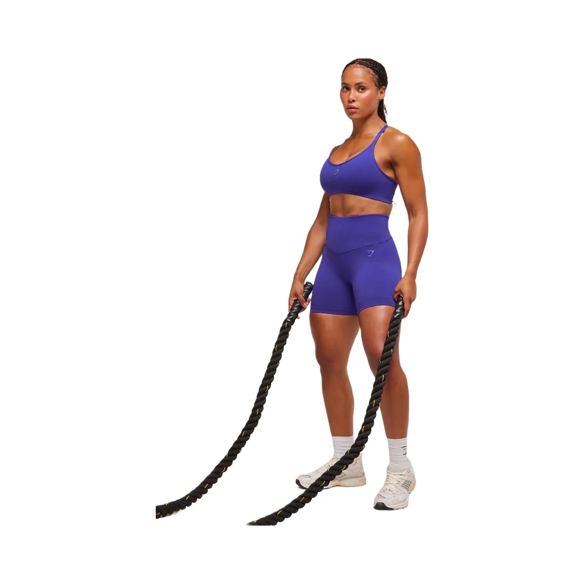 Gymshark Activate Seamless Shorts - Cobalt Purple - HypeFly India View 6