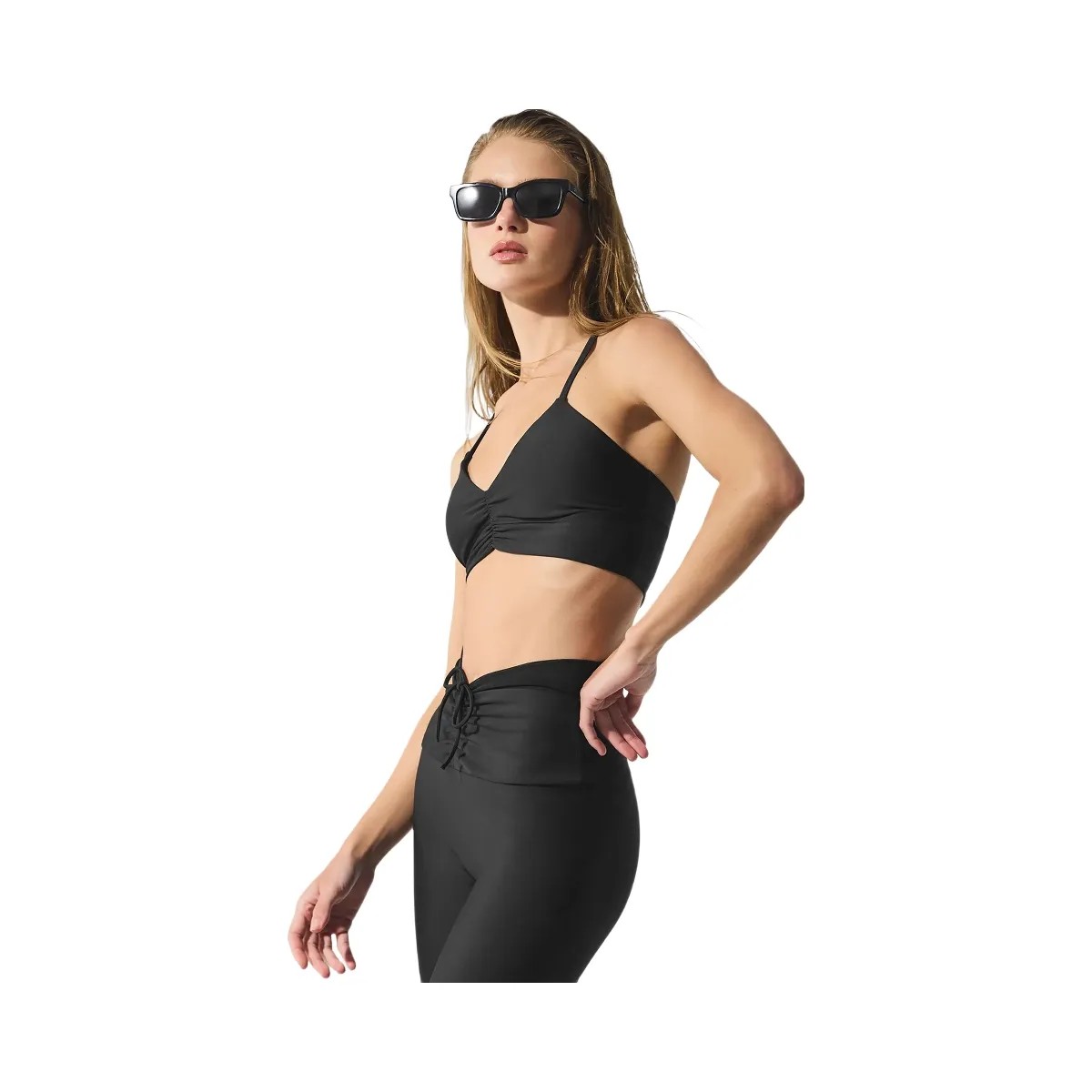 Alo Women's Airlift Divine Bra - Black - HypeFly India View 3