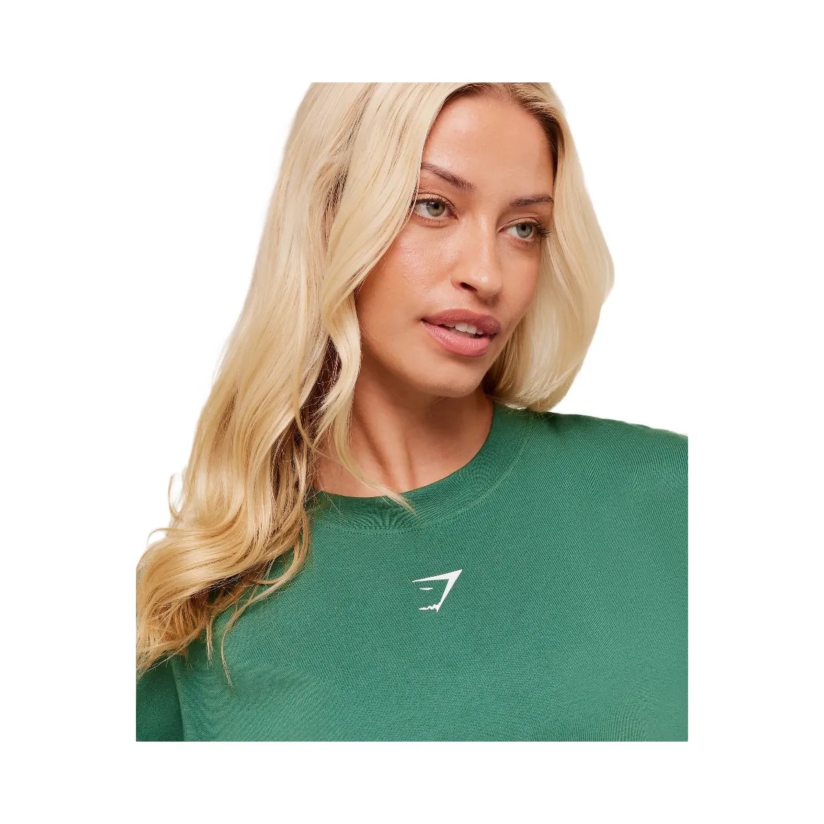 Gymshark Trace Graphic Oversized T-Shirt - Lift Green - HypeFly India View 6