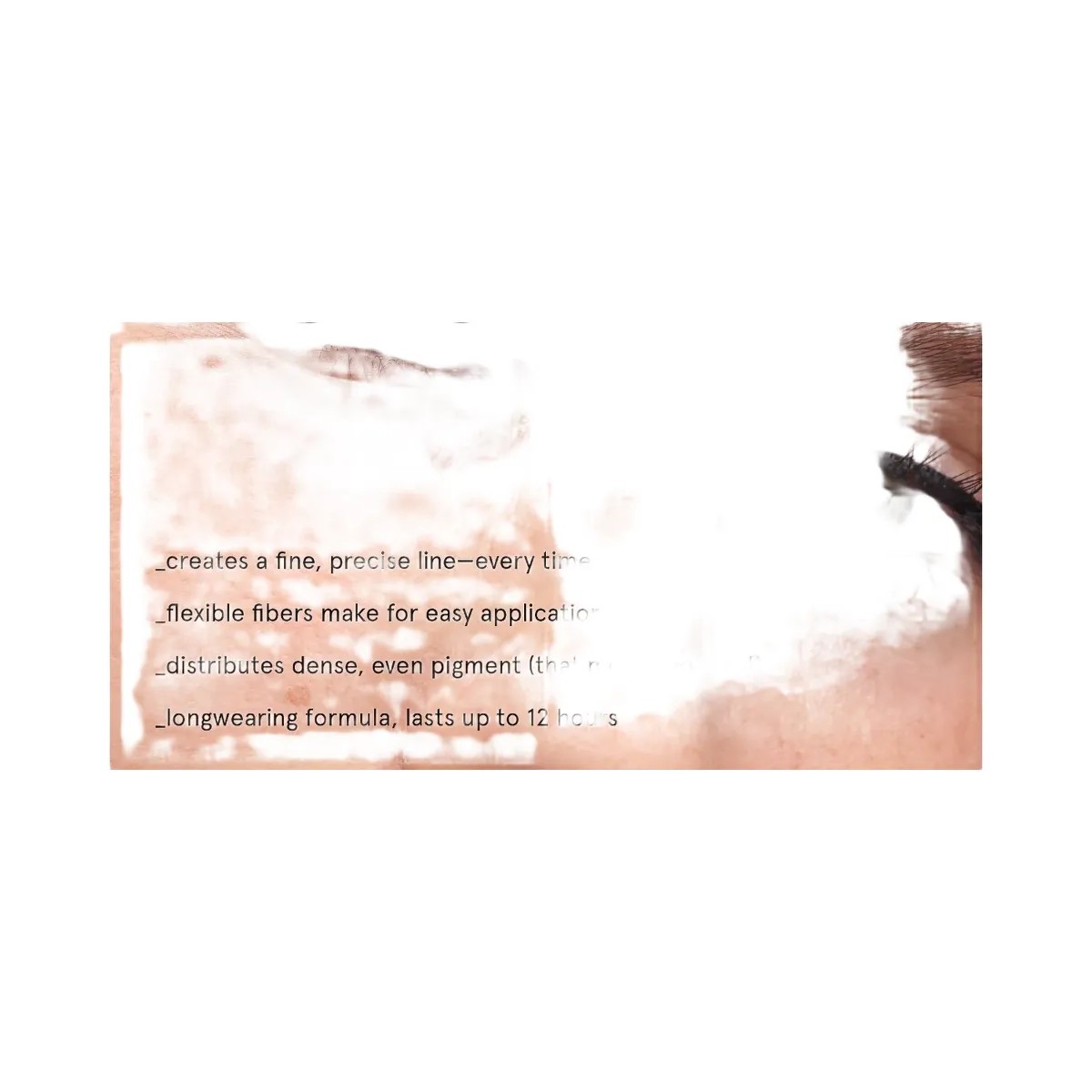 Glossier Pro Tip Long-Wearing Liquid Eyeliner Pen - Black - HypeFly India View 3