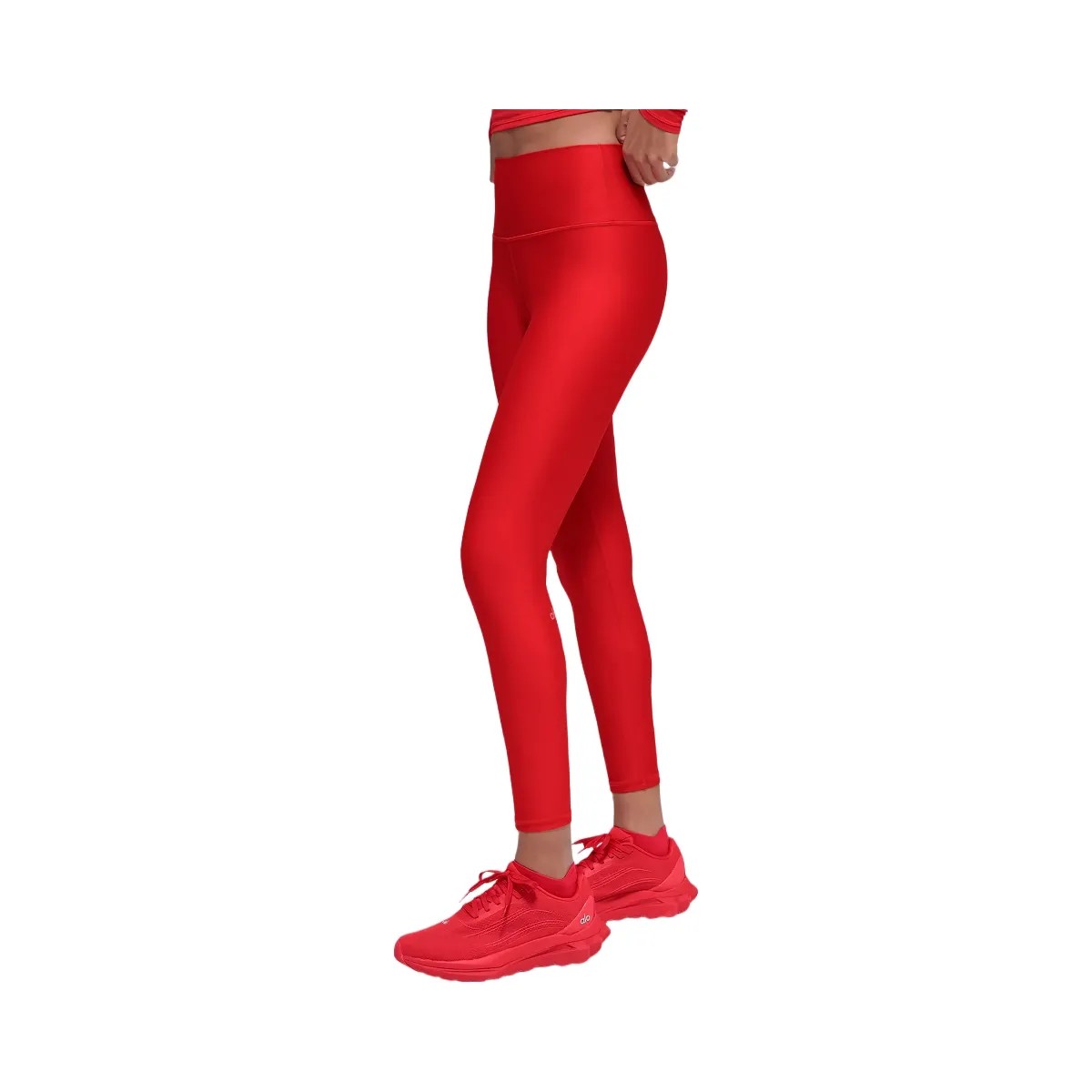 Alo Women's 7/8 High-Waist Airlift Legging - Bright Red - HypeFly India View 4