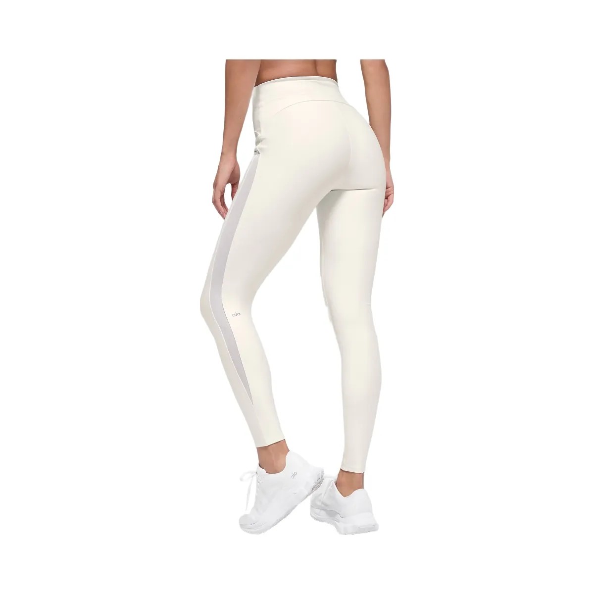 Alo Women's Airlift High-Waist Mesh Infatuation Legging - Ivory - HypeFly India View 3