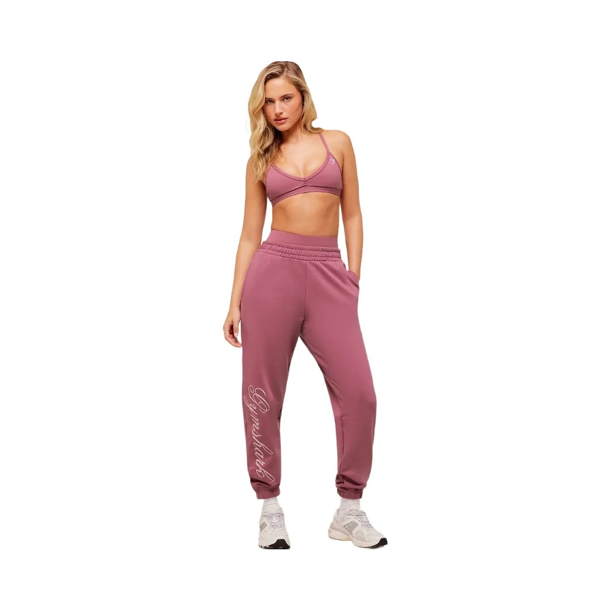 Gymshark All Seasons Graphic Jogger - Reset Pink - HypeFly India View 4