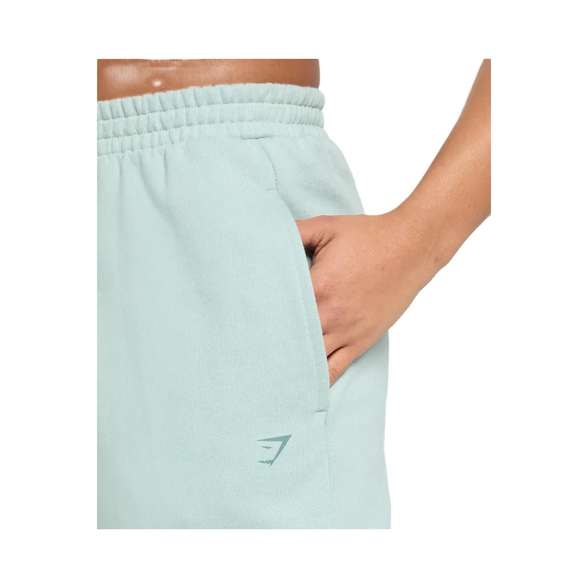 Gymshark Back Gains Graphic Joggers - Morning Blue - HypeFly India View 5