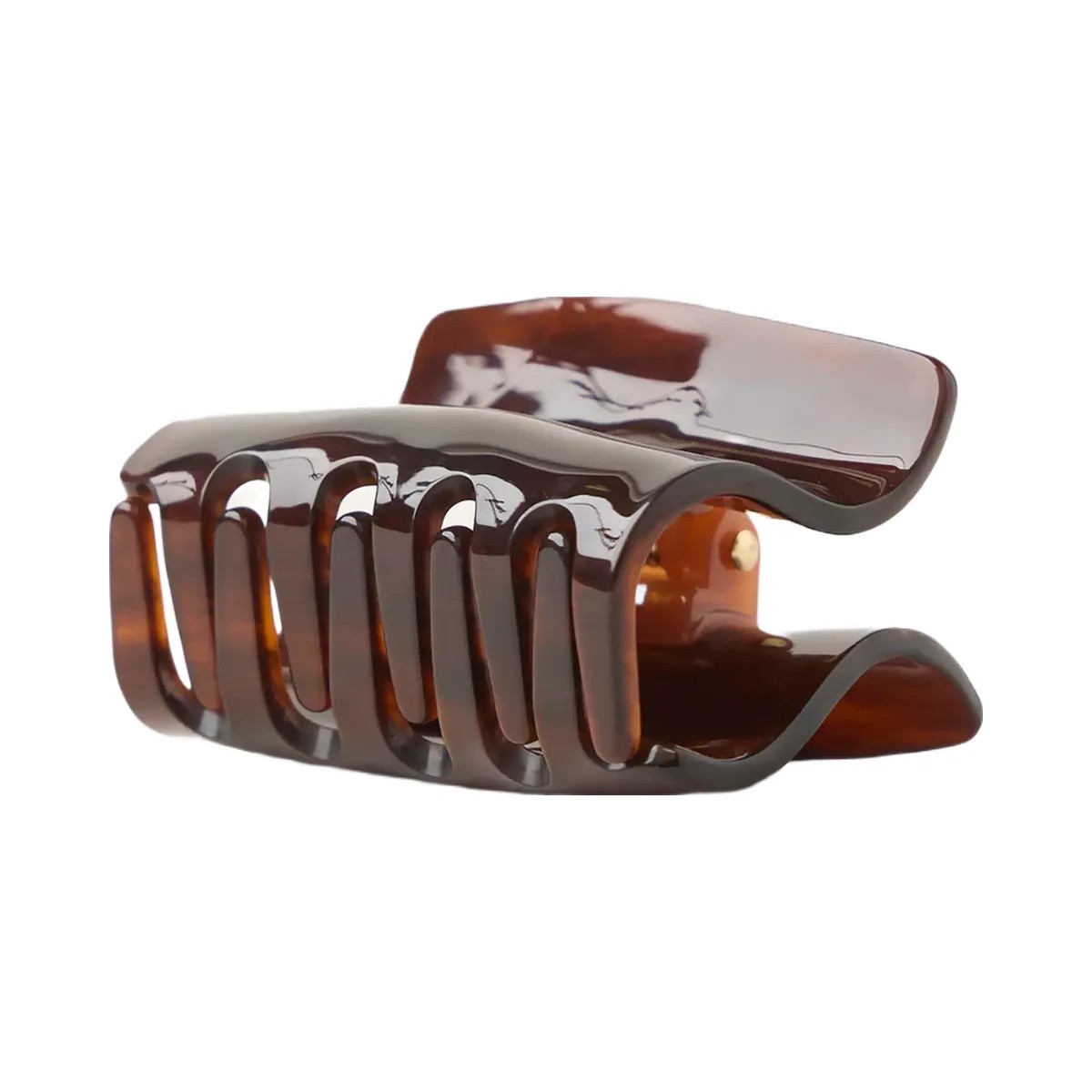 Alo Effortless Claw Clip - Brown Tortoise - HypeFly India View 2