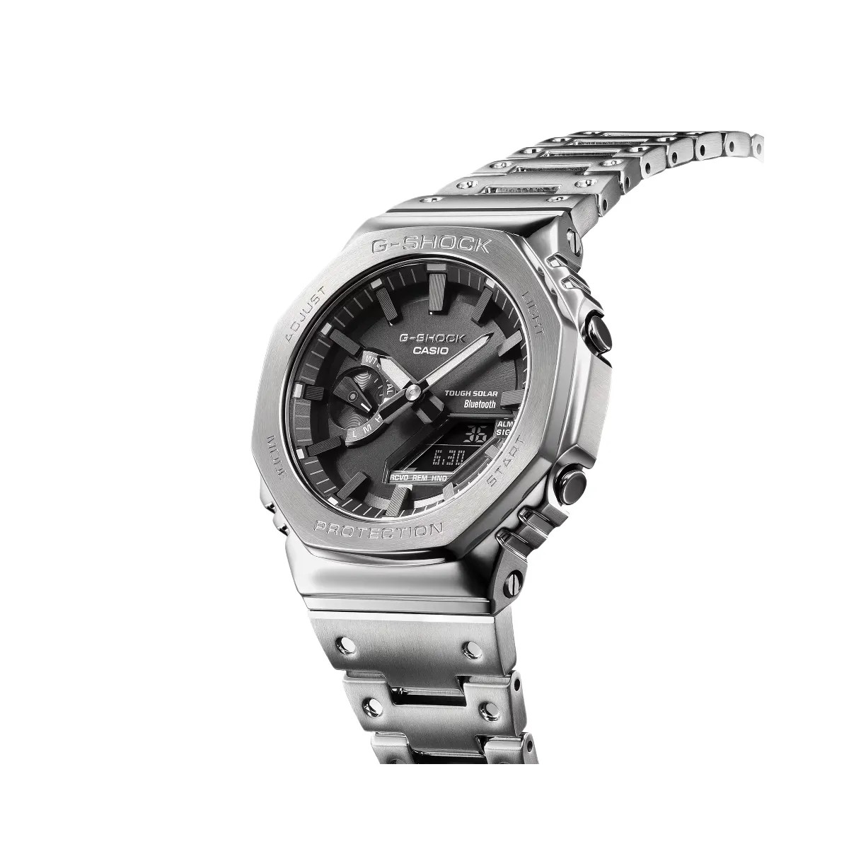 Casio Full Metal 2100 Series GM-B2100D-1ADR Black Dial - HypeFly India View 2