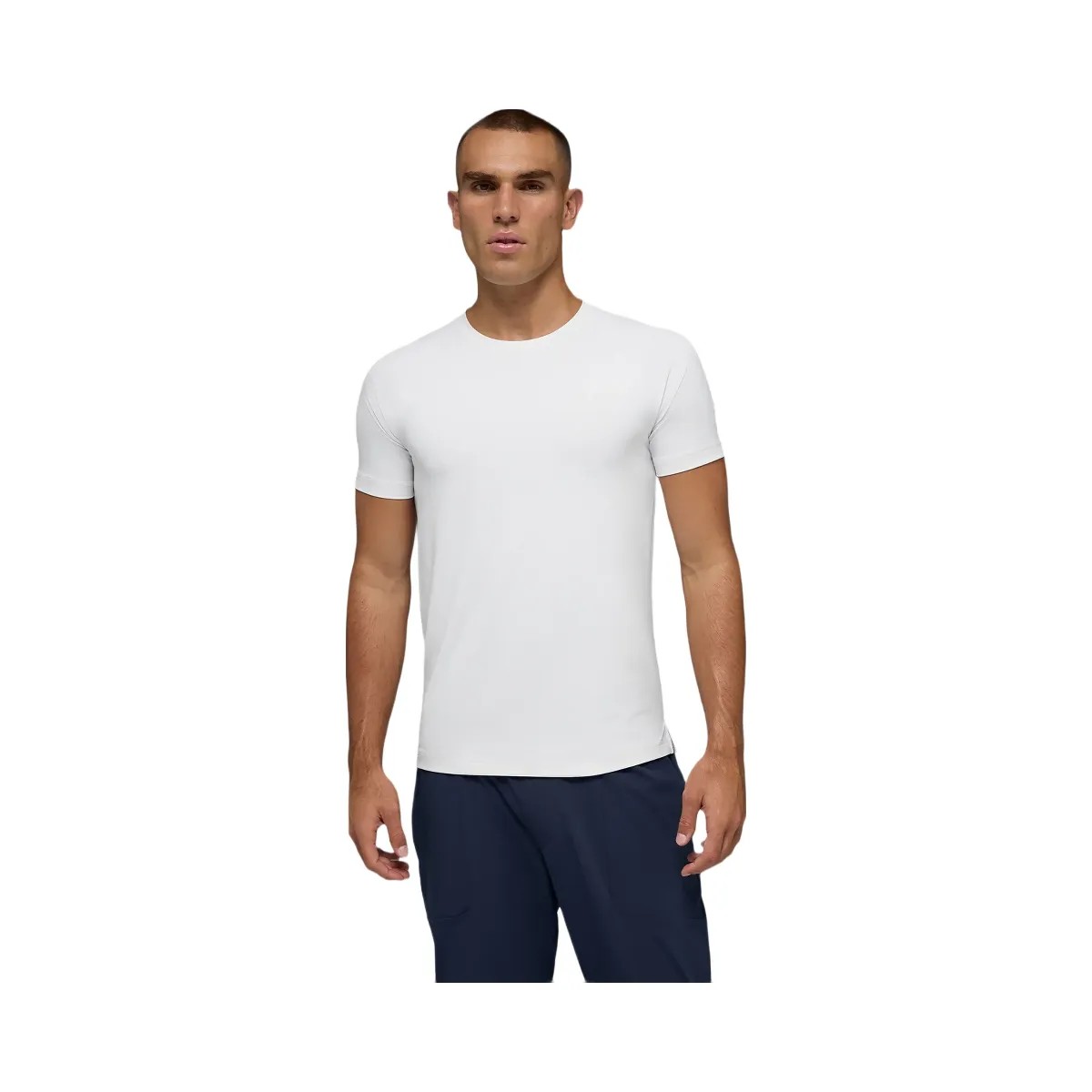 Alo Men's Idol Crewneck Short Sleeve - White - HypeFly India View 1